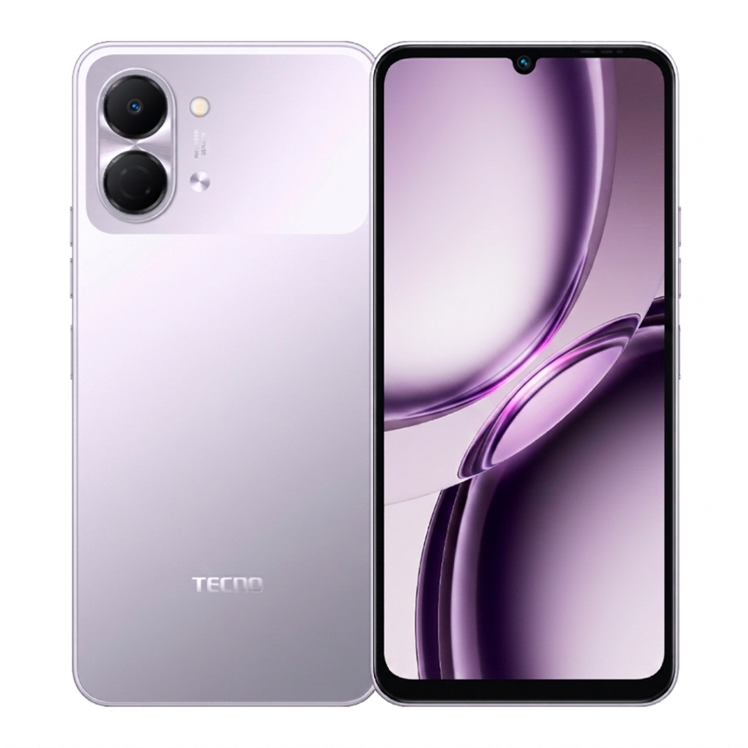 Tecno Spark Go3 Gris AURORA PURPLE 128GB TechShop Ecuador
